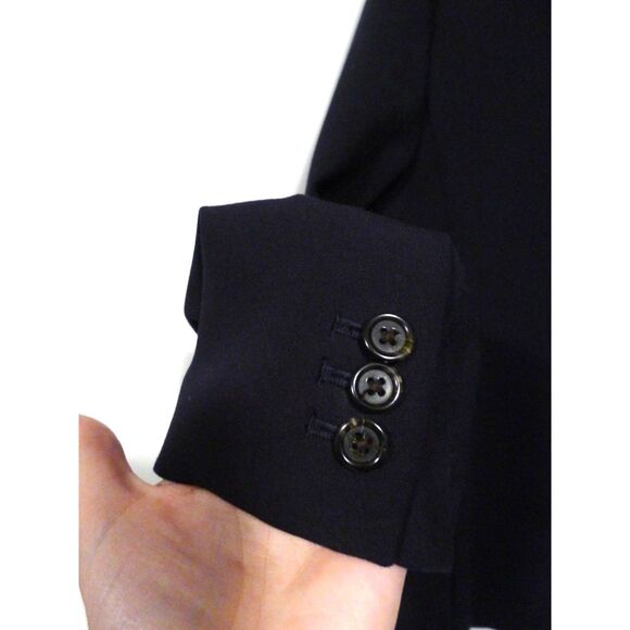 J. Crew Schoolboy Stretch Crepe Blazer Suit Jacket - Navy Blue 6P - Picture 4 of 7